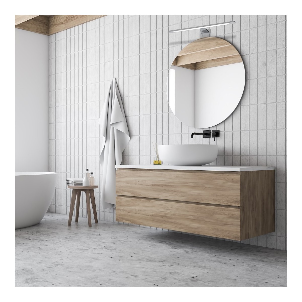 MiLagro Kinkiet SHINE CHROME 60cm 12W LED ML5569