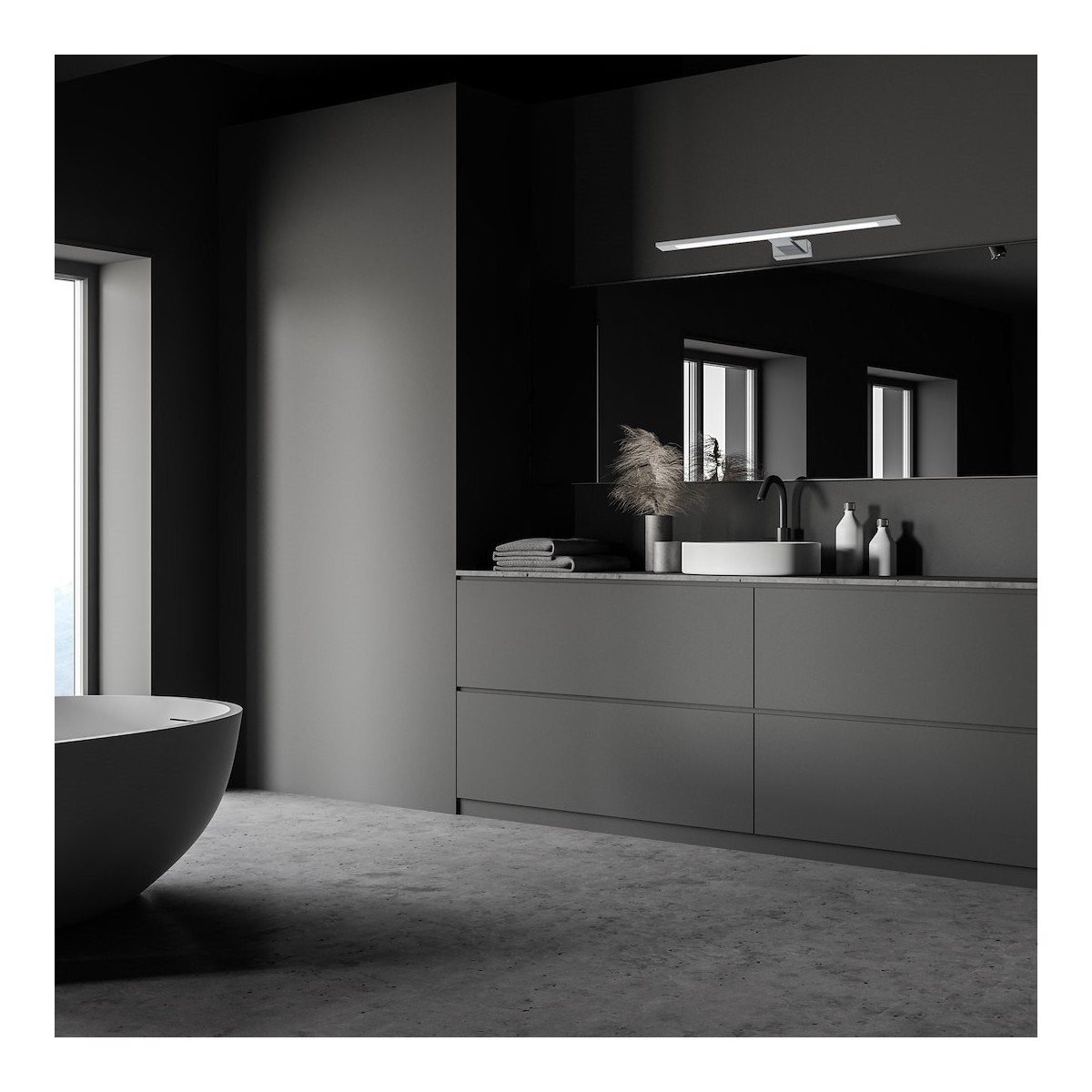 MiLagro Kinkiet SHINE CHROME 60cm 12W LED ML5569