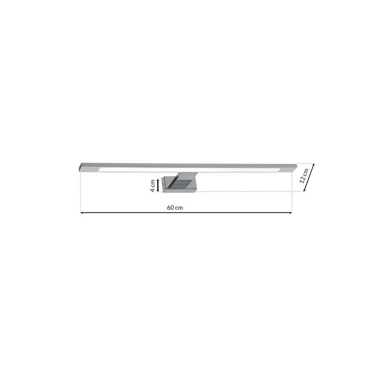 MiLagro ML5569 kinkiet LED SHINE CHROME premium oświetlenie