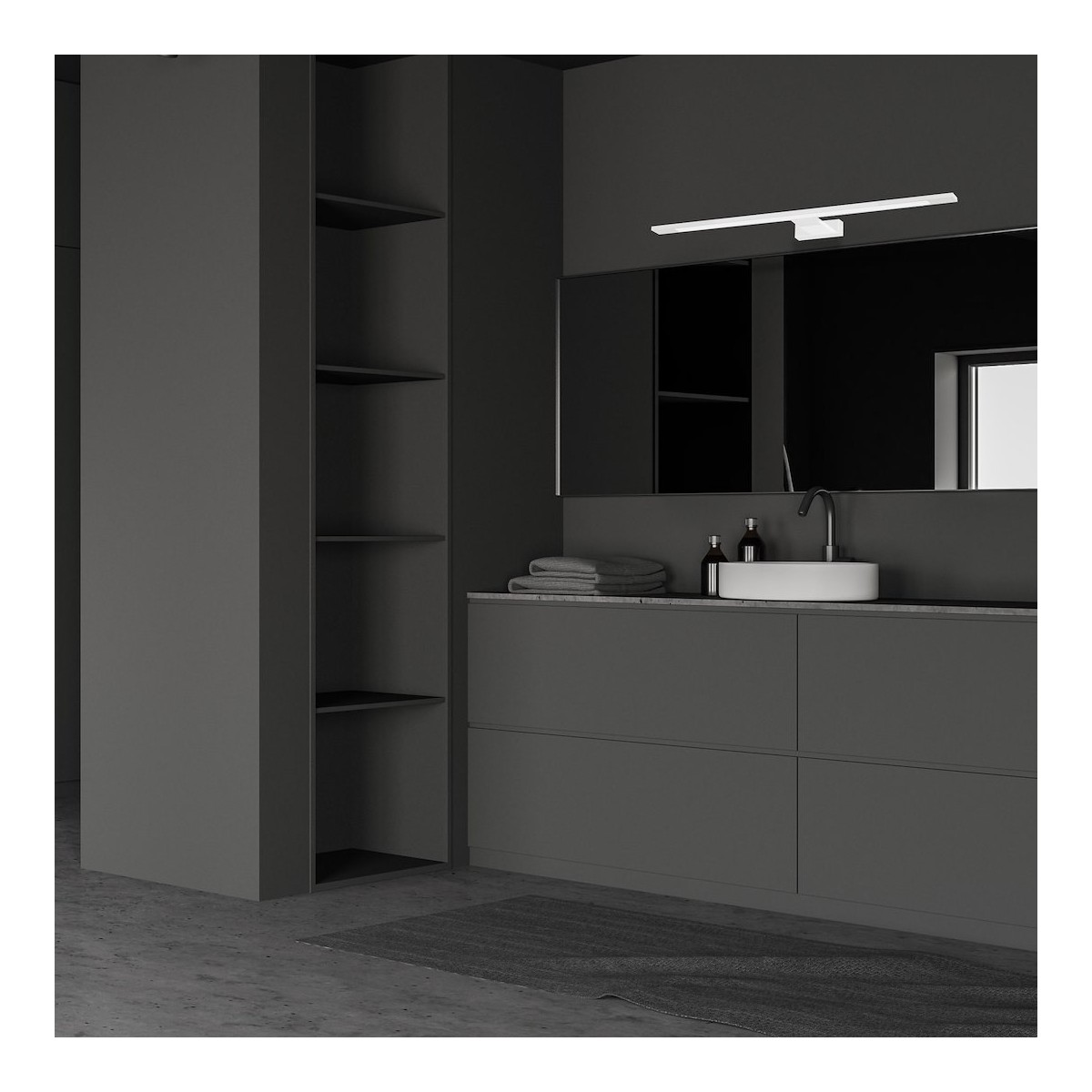 MiLagro Kinkiet Shine 60cm 12W LED Biały ML5571