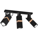 MiLagro Lampa sufitowa VIDAR BLACK 3xGU10 MLP5402