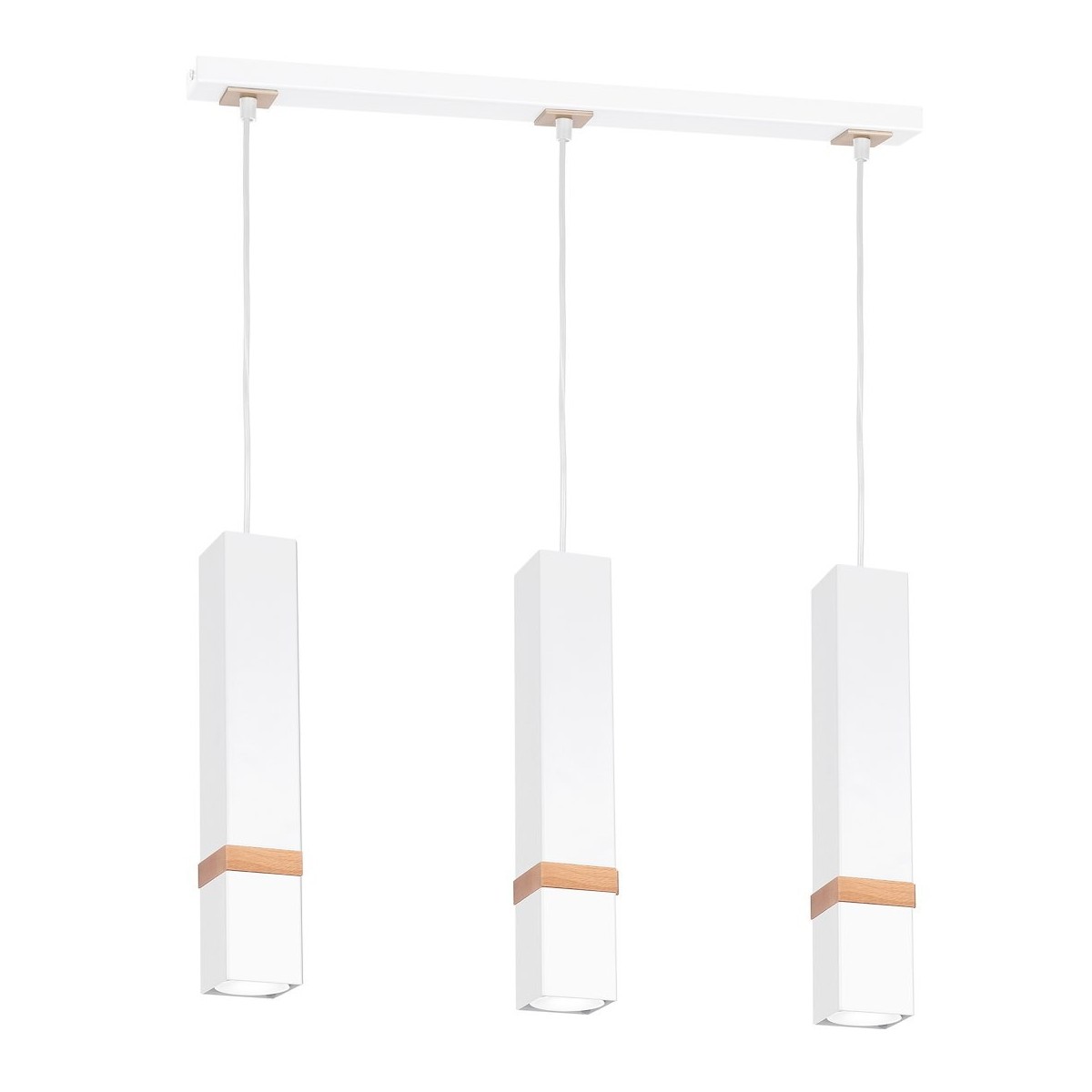 MiLagro Lampa wisząca Vidar Biały 3xGU10 MLP5409