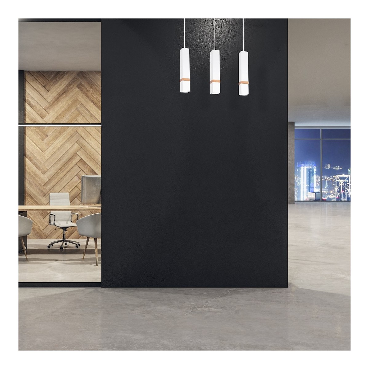 MiLagro MLP5409 lampa wisząca VIDAR WHITE efektowne oświetlenie