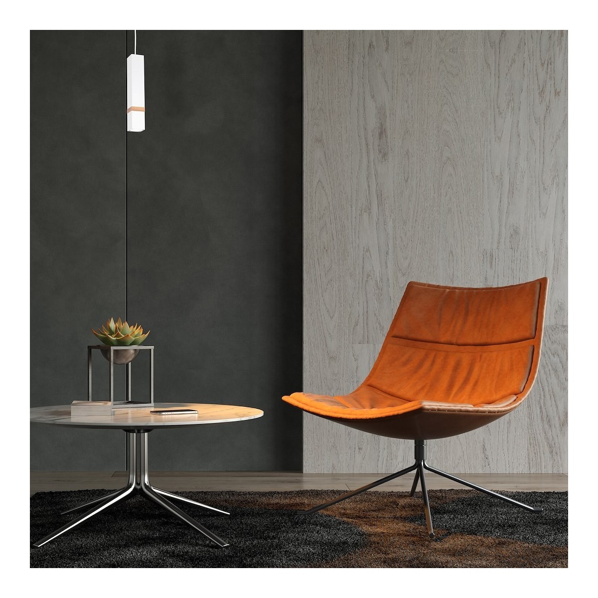 MiLagro Lampa wisząca Vidar Biały 1xGU10 MLP5408