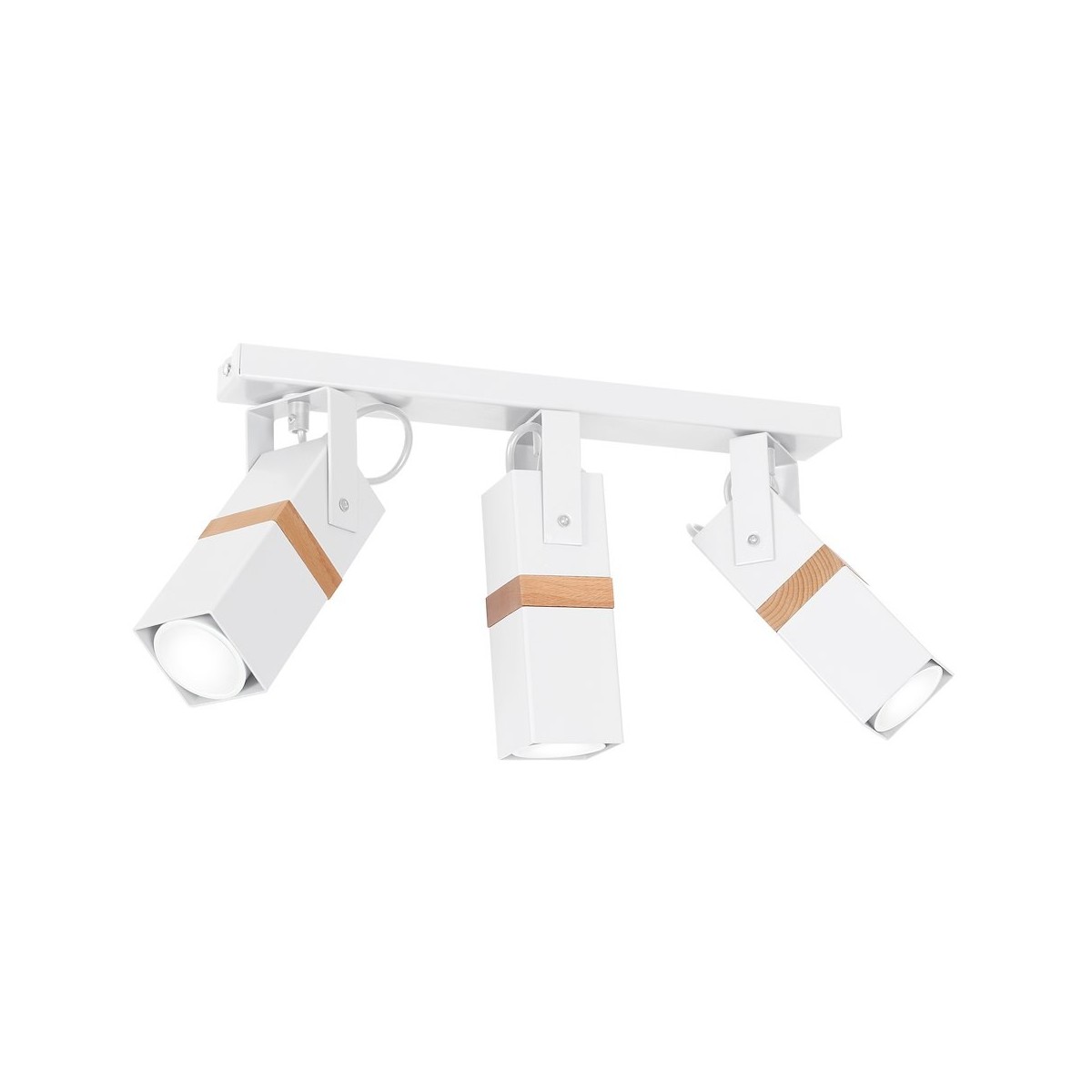 MiLagro Lampa sufitowa Vidar 3xGU10 Biały MLP5407