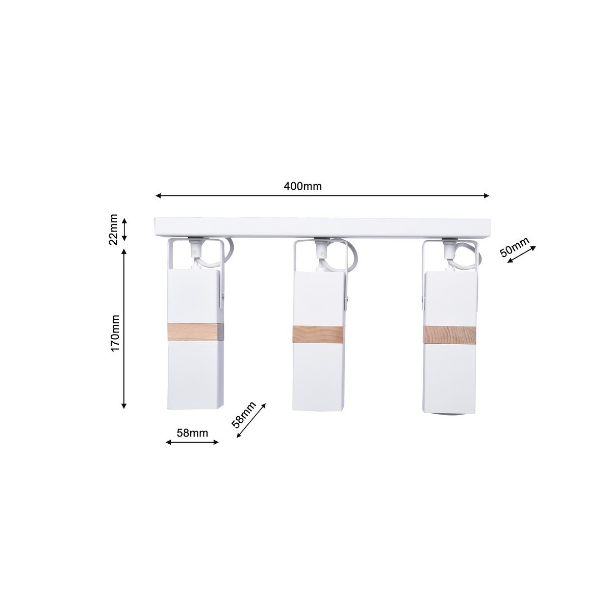 MiLagro MLP5407 lampa sufitowa VIDAR WHITE ekskluzywne oświetlenie