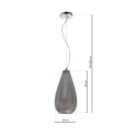 MiLagro ML5480 lampa wisząca PETRA E27 oryginalne źródło światła