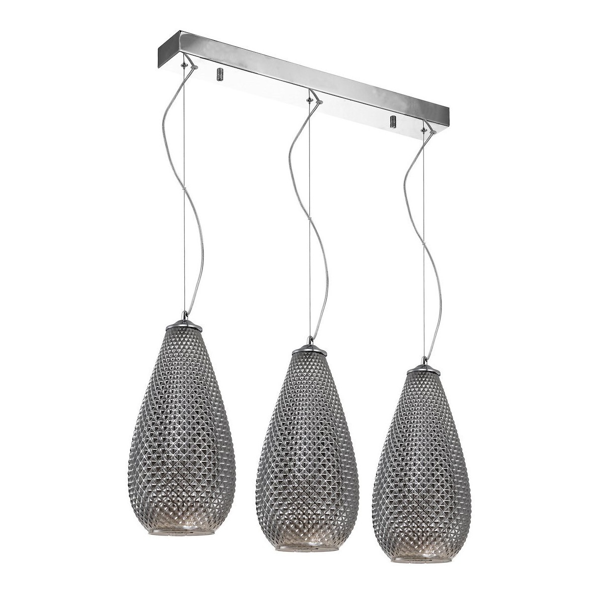 MiLagro ML5481 lampa wisząca PETRA 3xE27 niepowtarzalne oświetlenie w