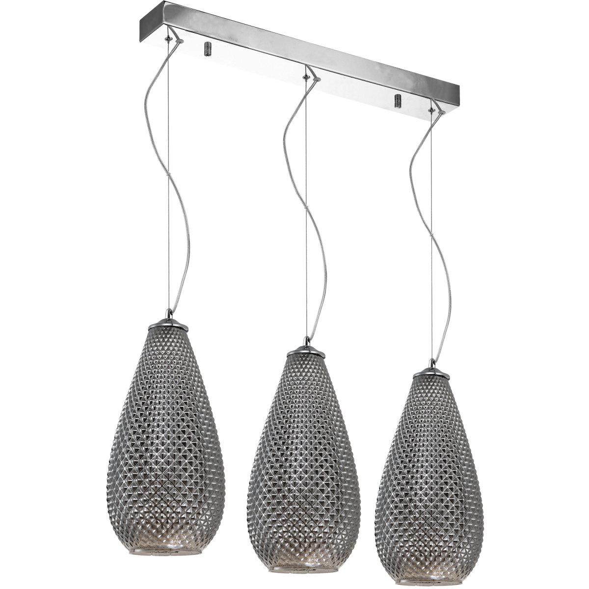 MiLagro ML5481 lampa wisząca PETRA 3xE27 niepowtarzalne oświetlenie w