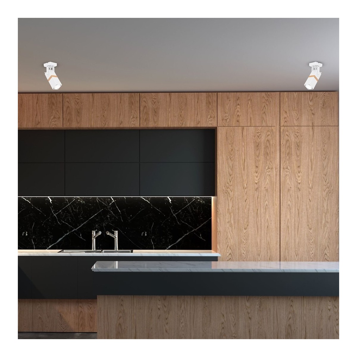 MiLagro Kinkiet Vidar 1xGU10 Biały MLP5405