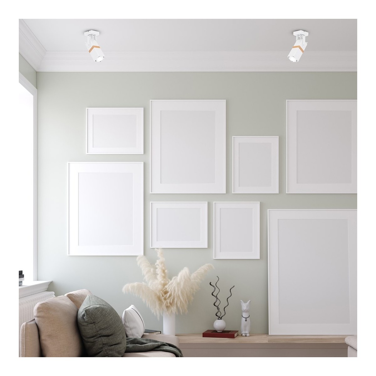 MiLagro Kinkiet Vidar 1xGU10 Biały MLP5405