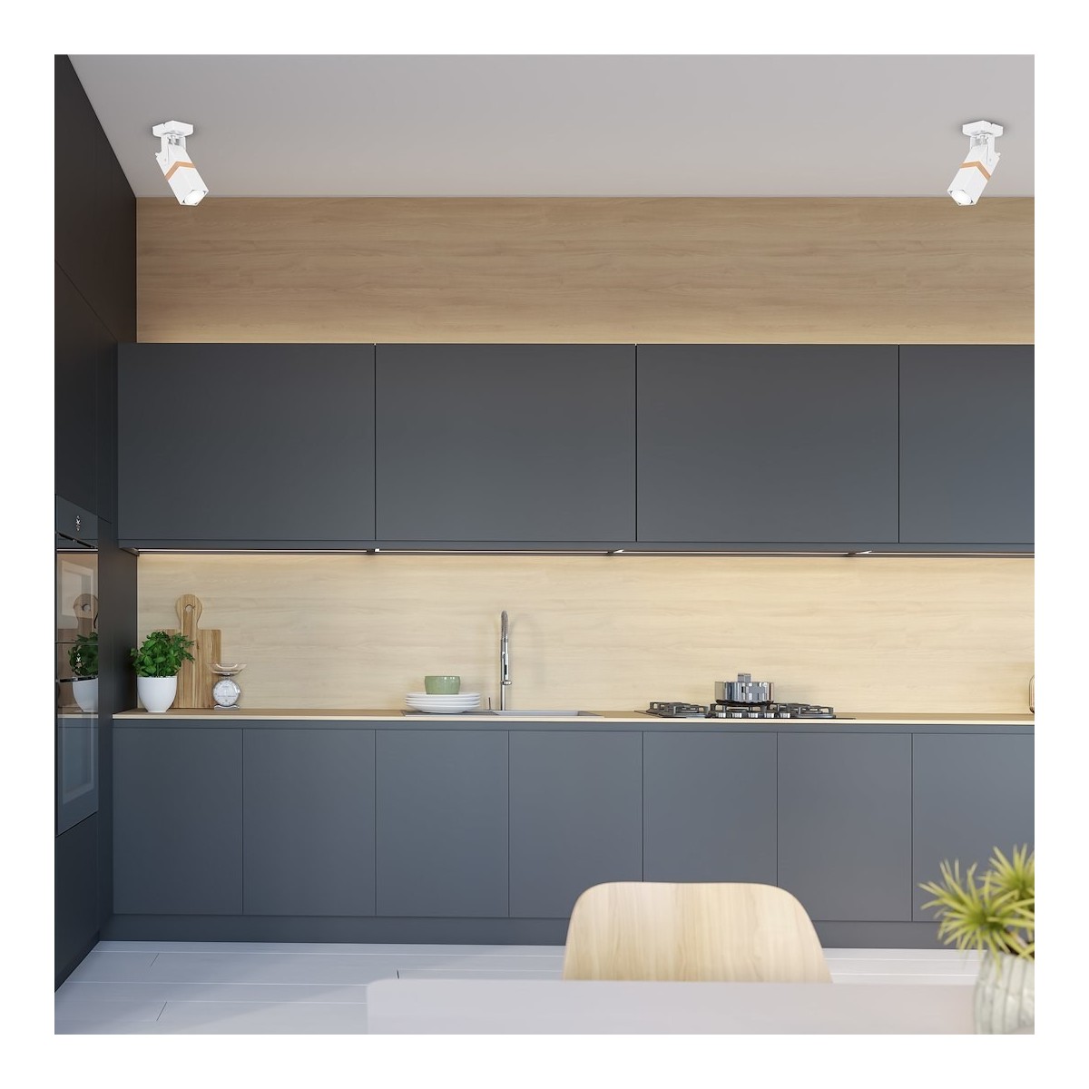 MiLagro Kinkiet Vidar 1xGU10 Biały MLP5405