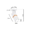 MiLagro MLP5405 kinkiet VIDAR WHITE designerskie oświetlenie