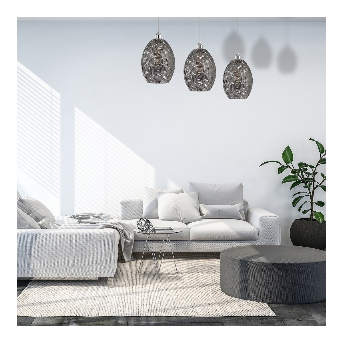 MiLagro Lampa wisząca BELIZE 3xE27 ML5487