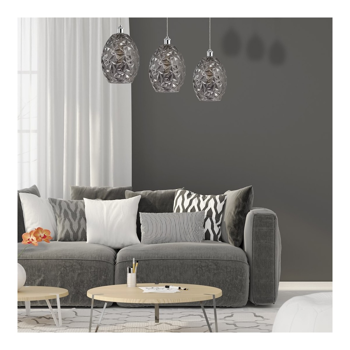 MiLagro Lampa wisząca BELIZE 3xE27 ML5487