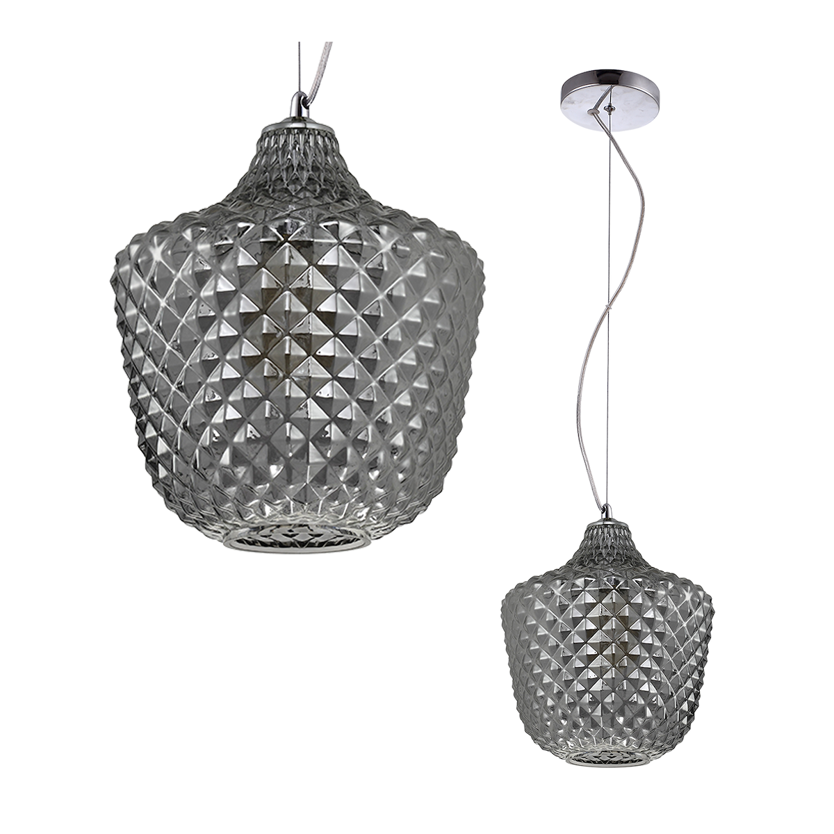 MiLagro ML5549 lampa glamour ORLANDO E27 designerskie oświetlenie