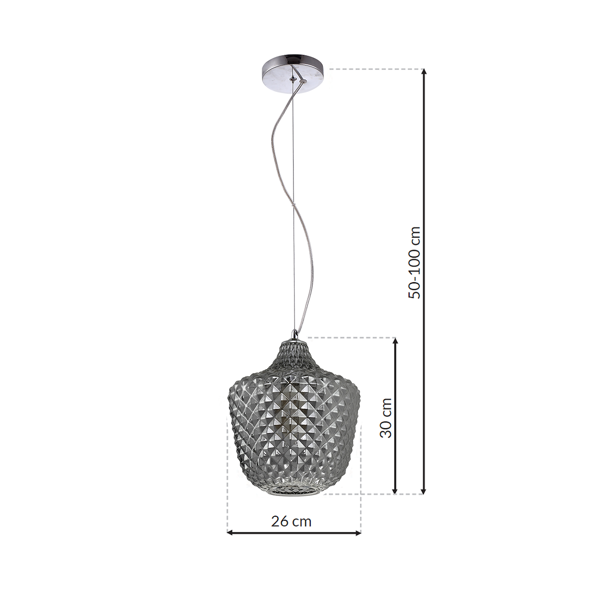 MiLagro ML5549 lampa glamour ORLANDO E27 designerskie oświetlenie