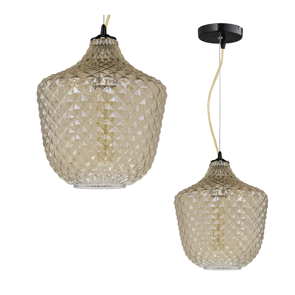 MiLagro Lampa wisząca ORLANDO 1xE27 ML5550
