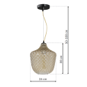 MiLagro Lampa wisząca ORLANDO 1xE27 ML5550