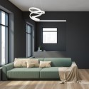 MiLagro ML5492 lampa LED ANDROMEDA biała wyjątkowe oświetlenie
