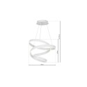 MiLagro ML5492 lampa LED ANDROMEDA biała wyjątkowe oświetlenie