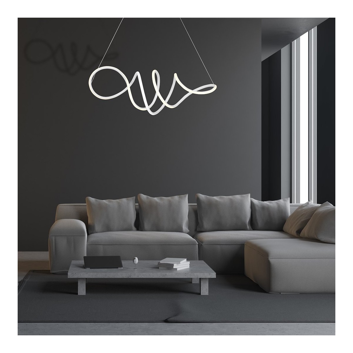 MiLagro ML5491 lampa LED LOCA nowoczesna wyjątkowy element aranżacji