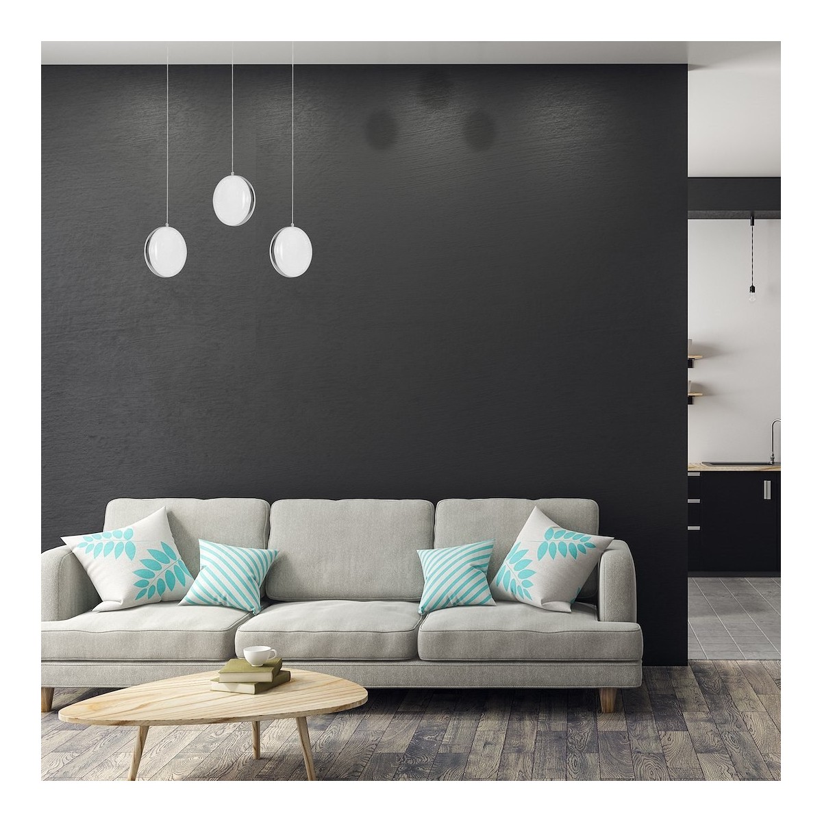 MiLagro ML5497 lampa wisząca LED LIRA unikalne oświetlenie