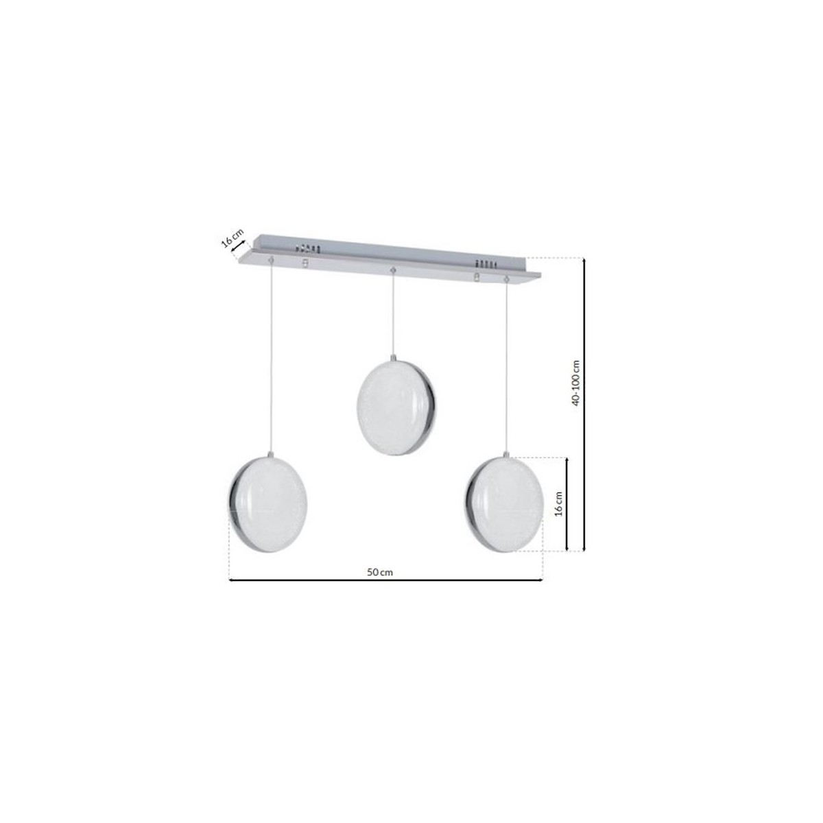 MiLagro ML5497 lampa wisząca LED LIRA unikalne oświetlenie