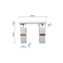 MiLagro MLP5406 lampa sufitowa VIDAR WHITE stylowe oświetlenie