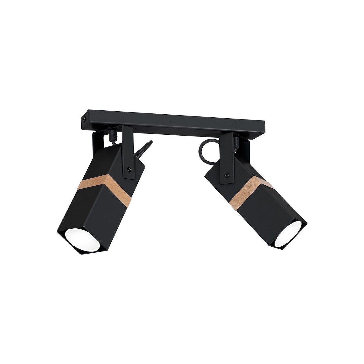 MiLagro MLP5401 lampa loft VIDAR BLACK oświetlenie klasy premium