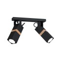 MiLagro Lampa sufitowa VIDAR BLACK 2xGU10 MLP5401