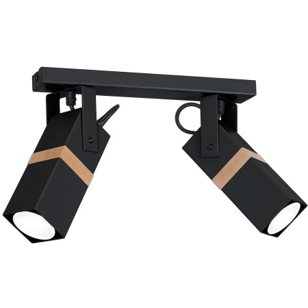 MiLagro MLP5401 lampa loft VIDAR BLACK oświetlenie klasy premium