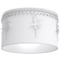 MiLagro Lampa sufitowa Baletnica 1xE27 Biały MLP4970