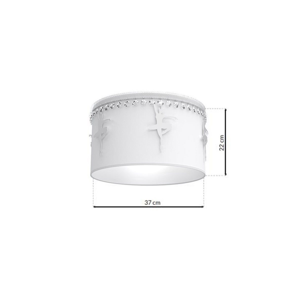 MiLagro MLP4970 lampa BALETNICA WHITE nowoczesne lampy do wnętrz