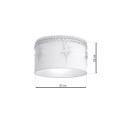 MiLagro MLP4970 lampa BALETNICA WHITE nowoczesne lampy do wnętrz