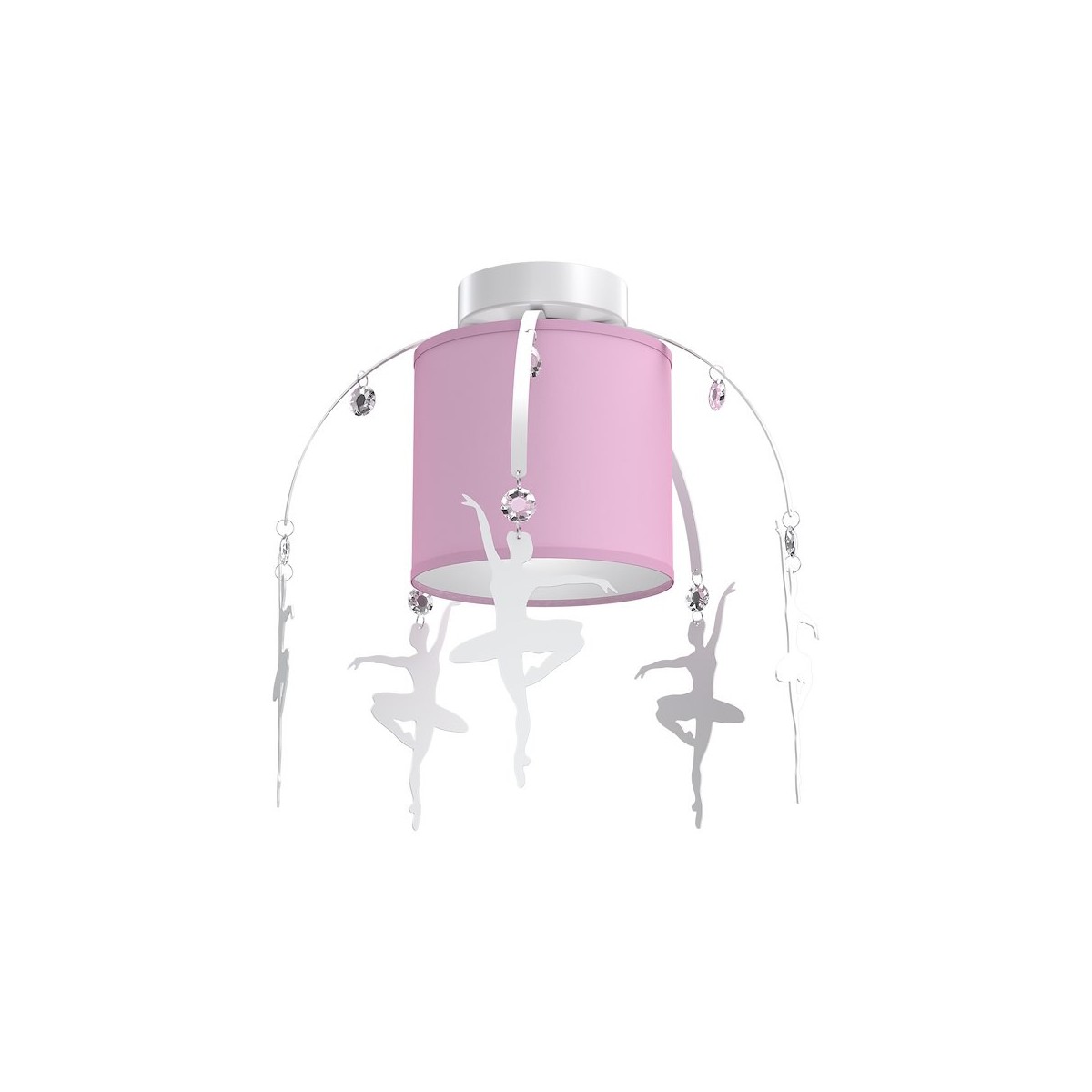 MiLagro Lampa sufitowa BALETNICA PINK 1xE27 MLP4972