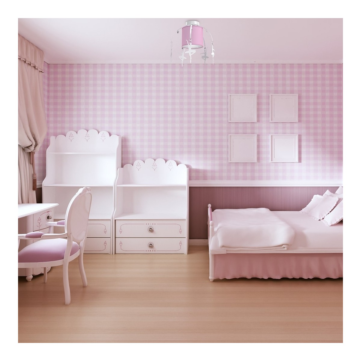 MiLagro MLP4972 lampa BALETNICA PINK designerskie lampy LED