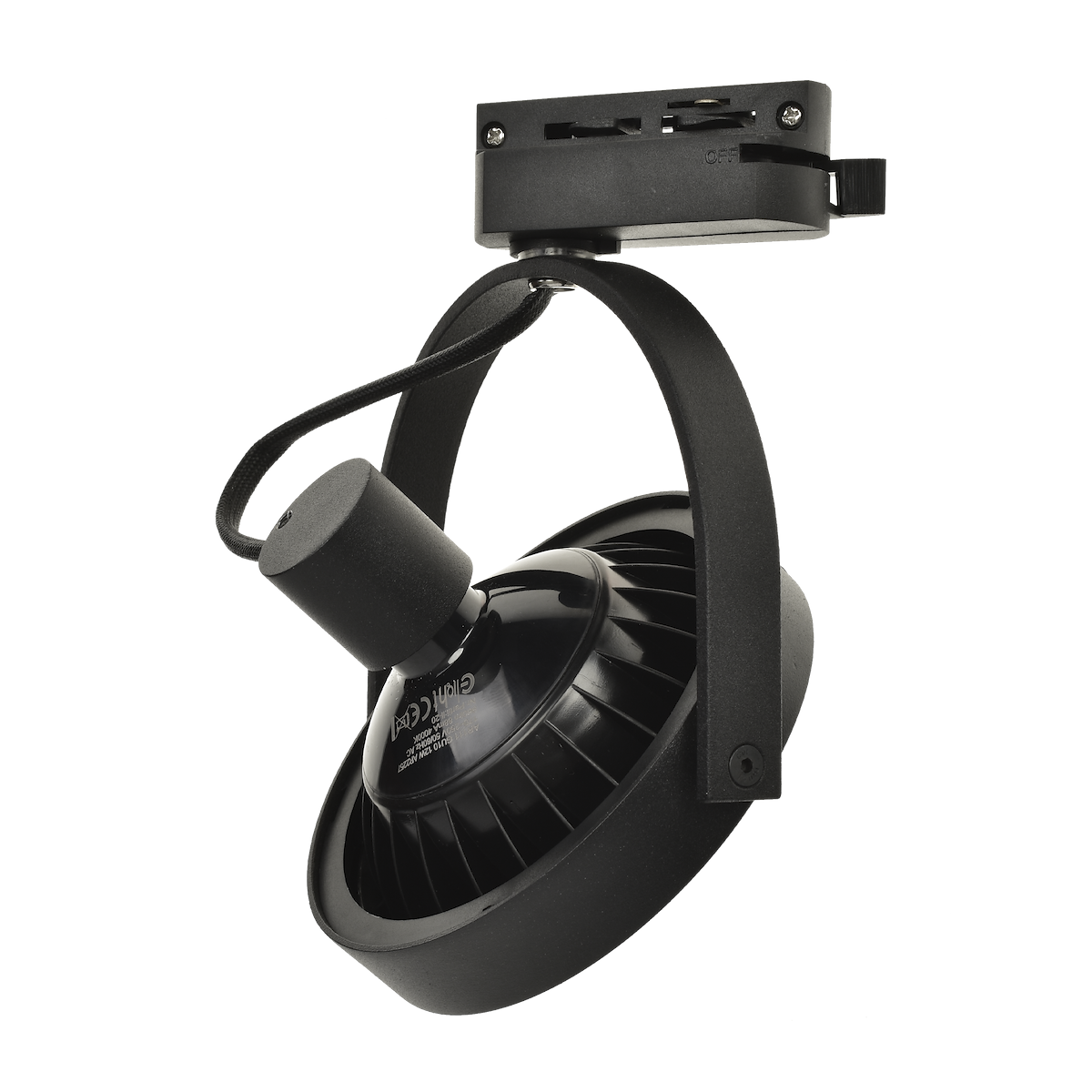 MiLagro ML5702 oprawa track light czarna unikalne oświetlenie