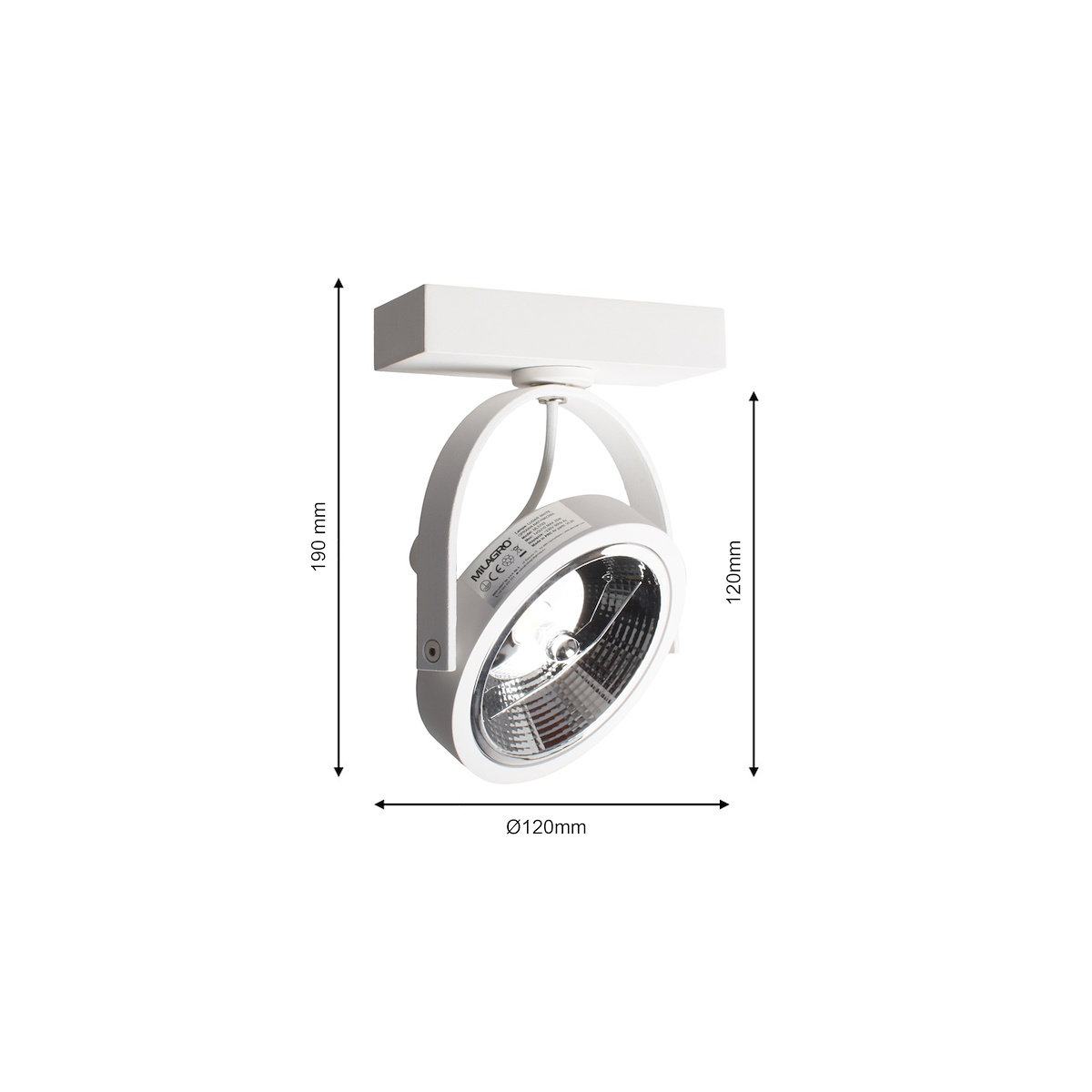 MiLagro ML5703 oprawa natynkowa LUGAR designerskie oświetlenie