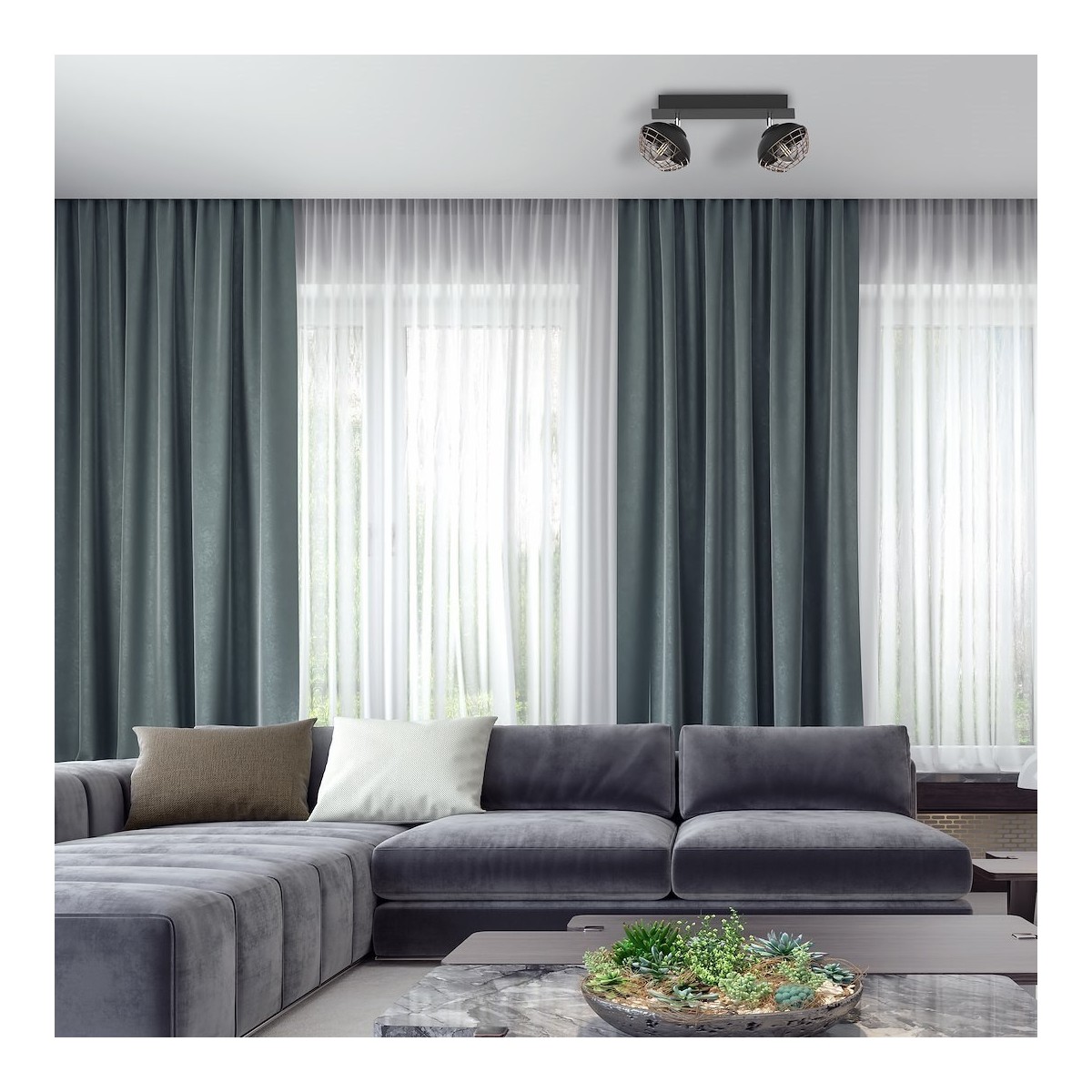MiLagro ML4610 lampa loftowa LOGAN niepowtarzalne oświetlenie wnętrza
