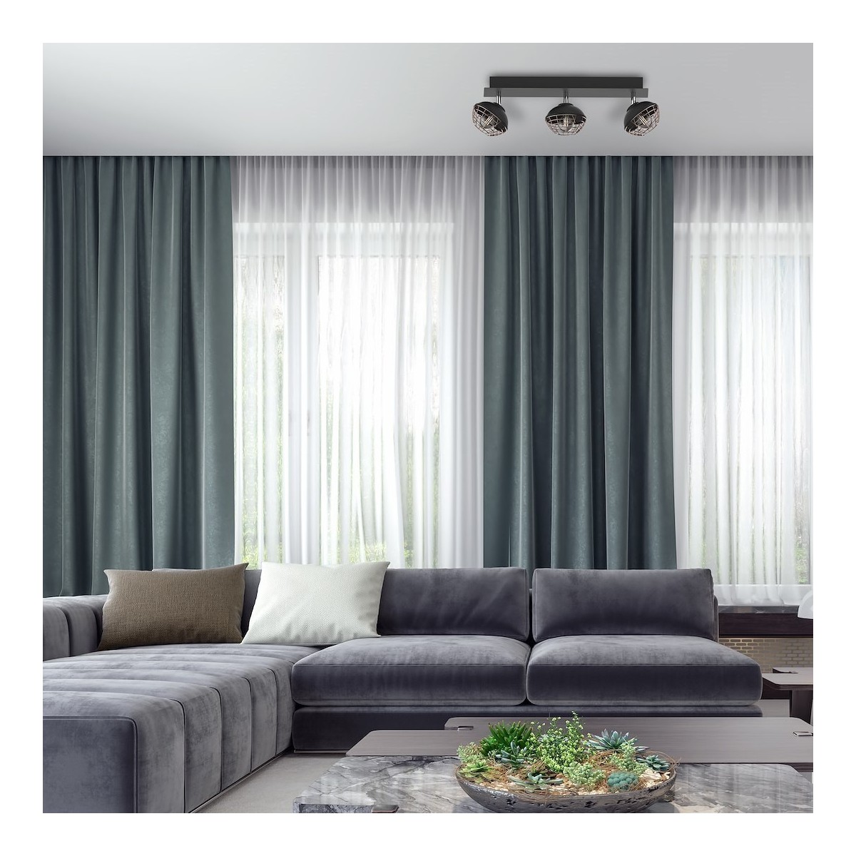 MiLagro ML4611 lampa sufitowa LOGAN światło podkreślające charakter w
