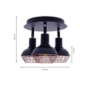 MiLagro ML4612 lampa loftowa 3xE14 nowoczesne lampy do wnętrz