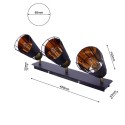 MiLagro ML5567 lampa sufitowa loft eleganckie oświetlenie