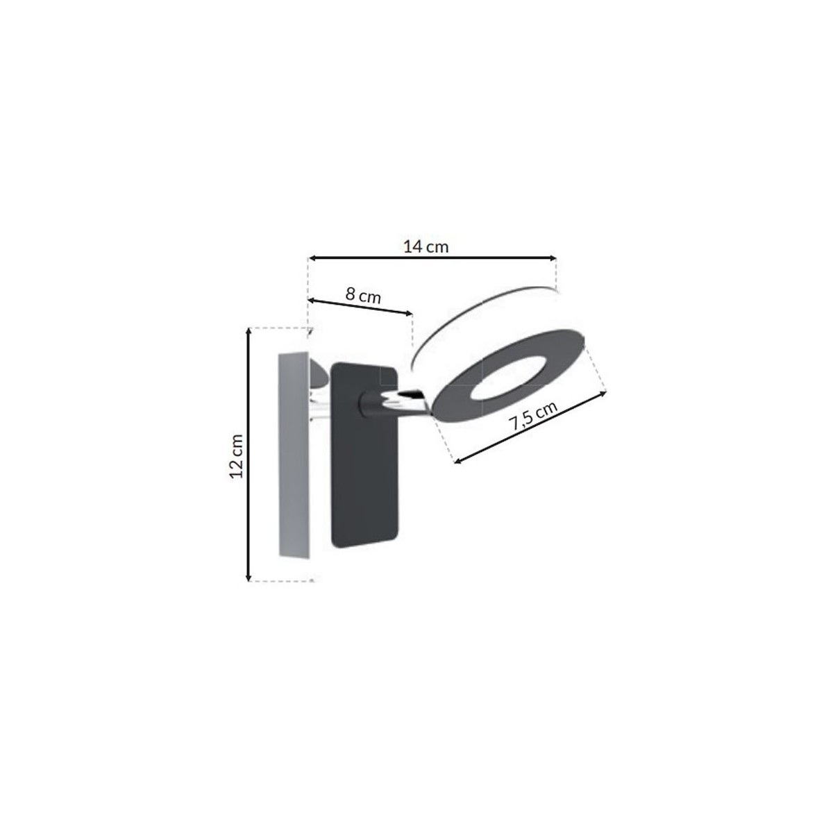 MiLagro ML5488 kinkiet LED SOLE designerskie lampy LED