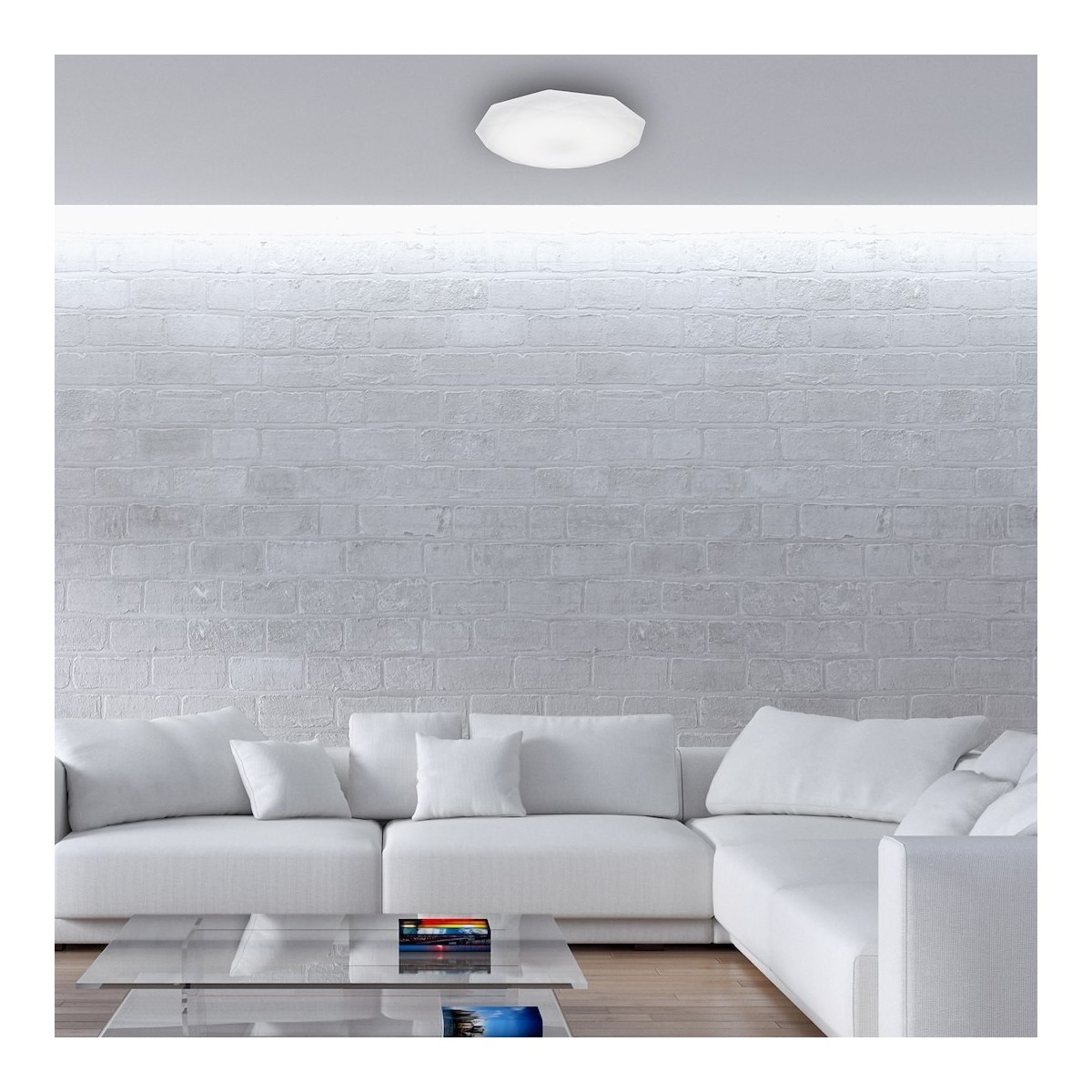 MiLagro HEX 16W LED EK75320 plafon nowoczesne lampy do wnętrz
