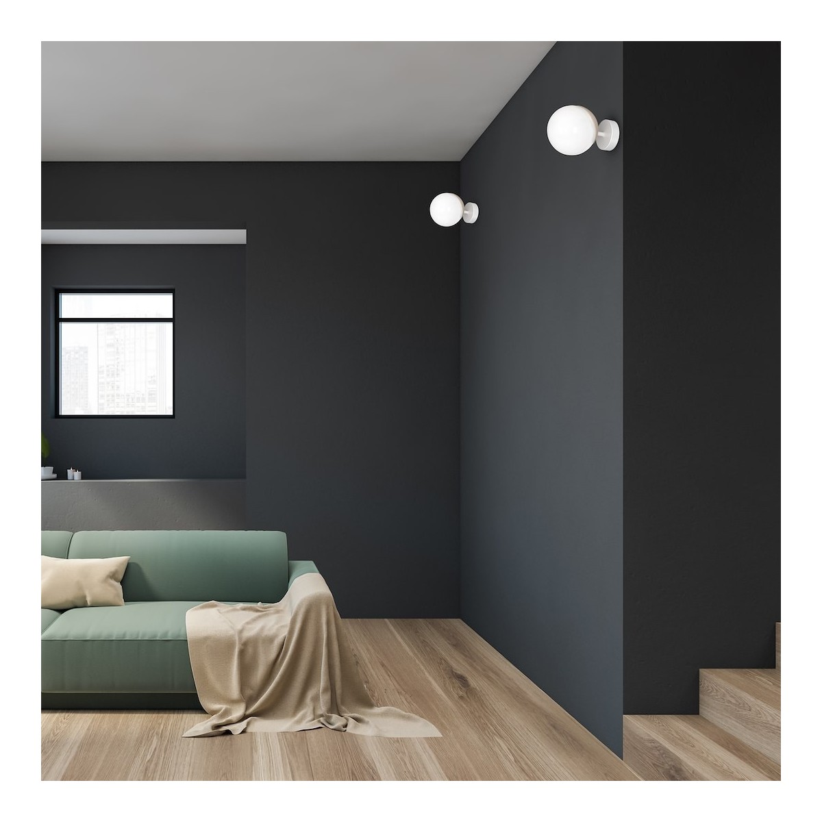 MiLagro Kinkiet SFERA WOOD 1xE14 MLP5423