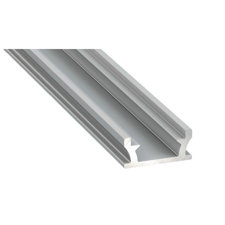 MiLagro PROFIL ALUMINIOWY SREBRNY TYP T 2m + KLOSZ MLECZNY EKPR5381