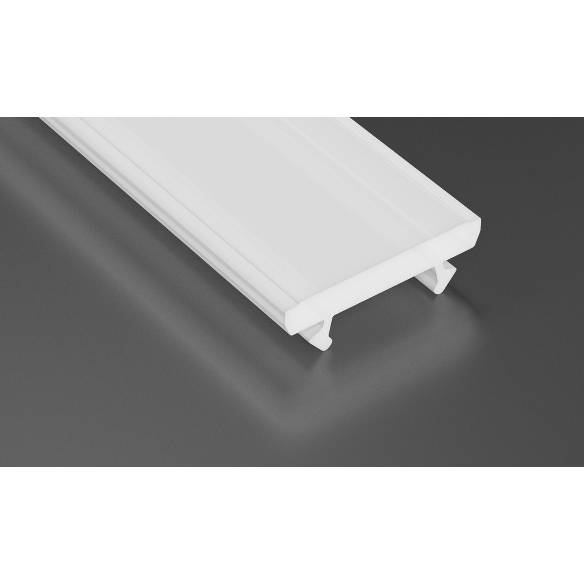 MiLagro PROFIL ALUMINIOWY SREBRNY TYP T 2m + KLOSZ MLECZNY EKPR5381