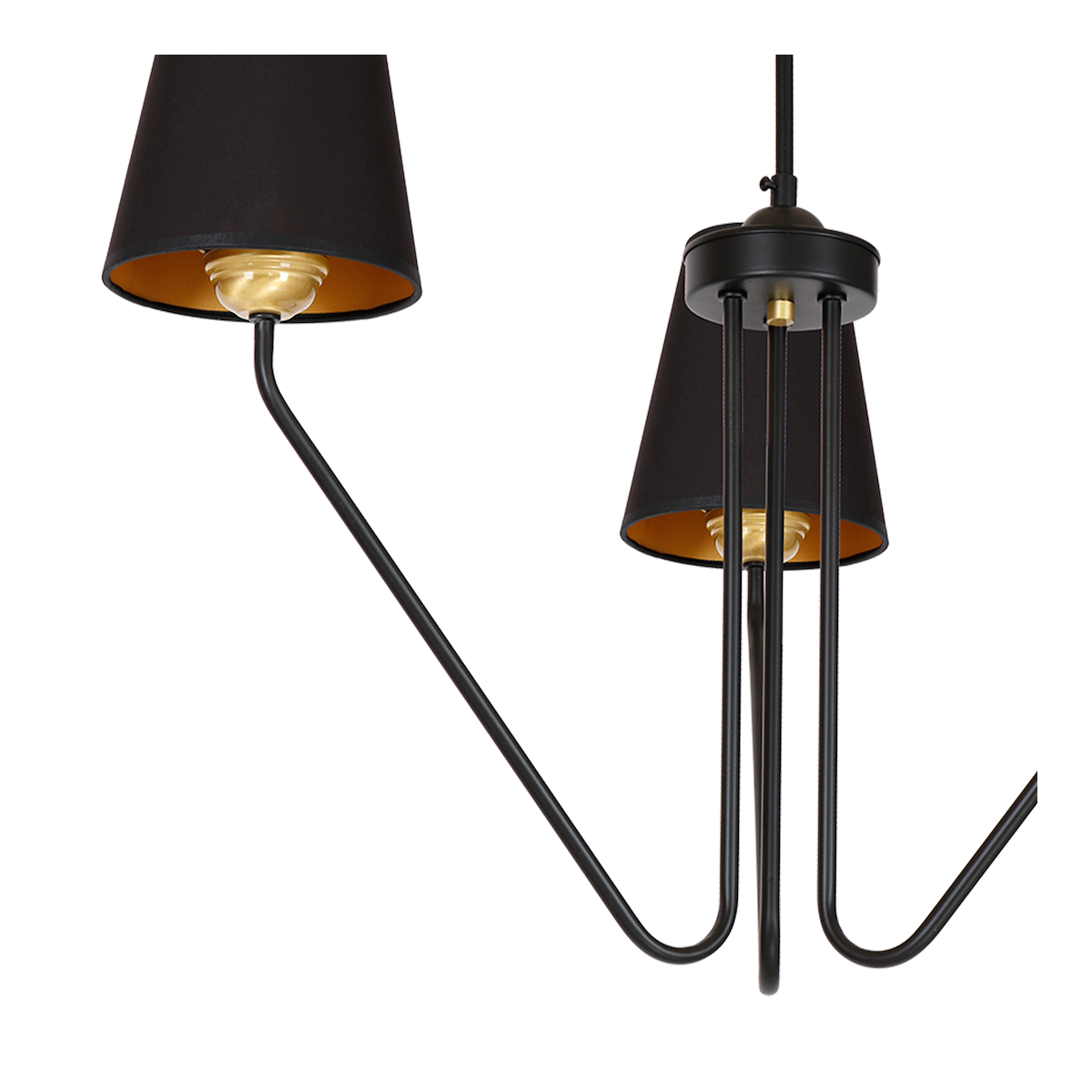 MiLagro Żyrandol VICTORIA BLACK 3xE27 MLP4912