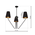 MiLagro VICTORIA BLACK MLP4912 wyjątkowa iluminacja